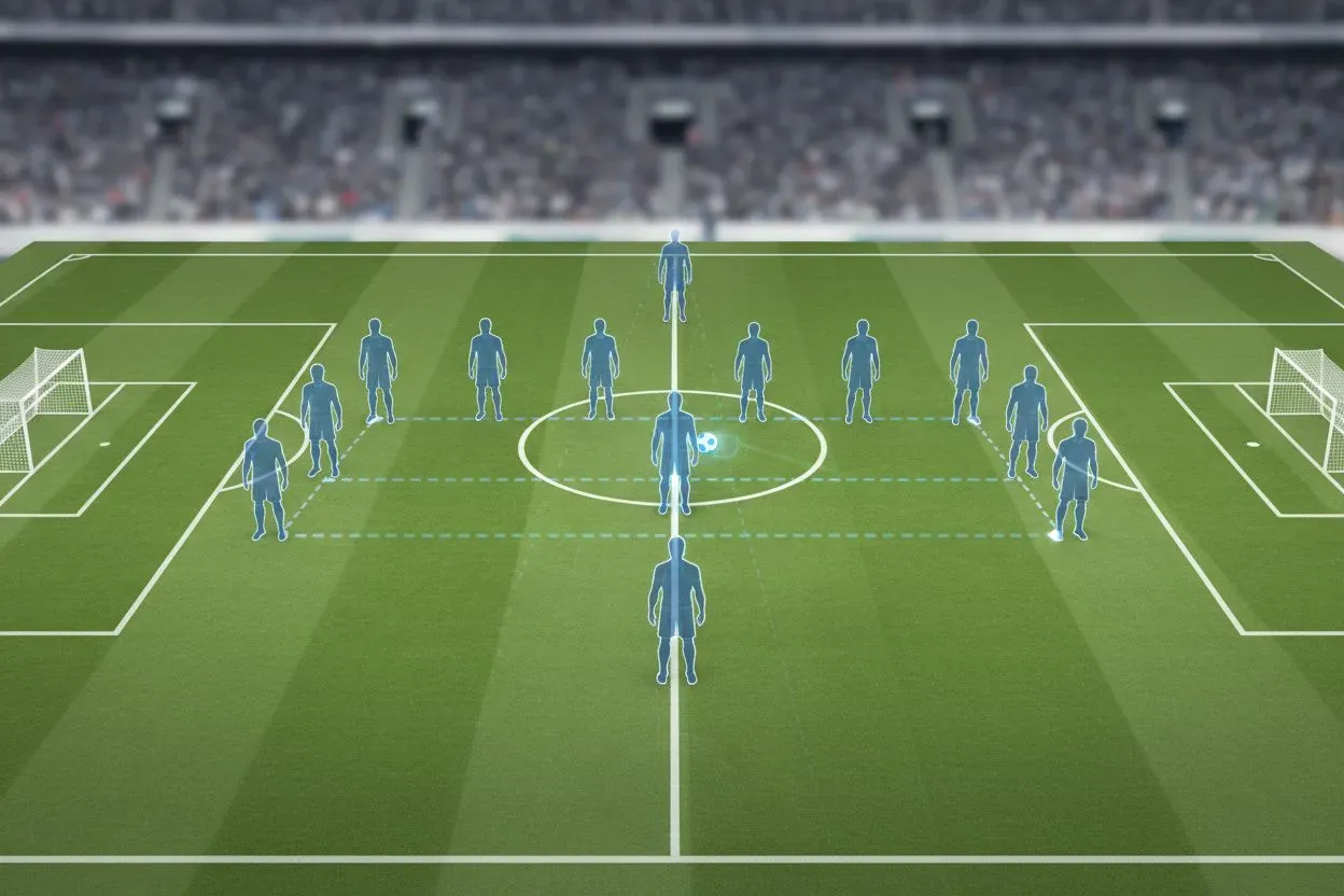 Как защищаться в 4-4-2: компактность и прессинг