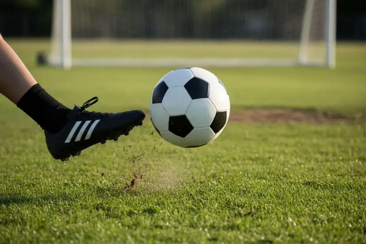 Удар щёчкой в футболе: как бить точно новичку