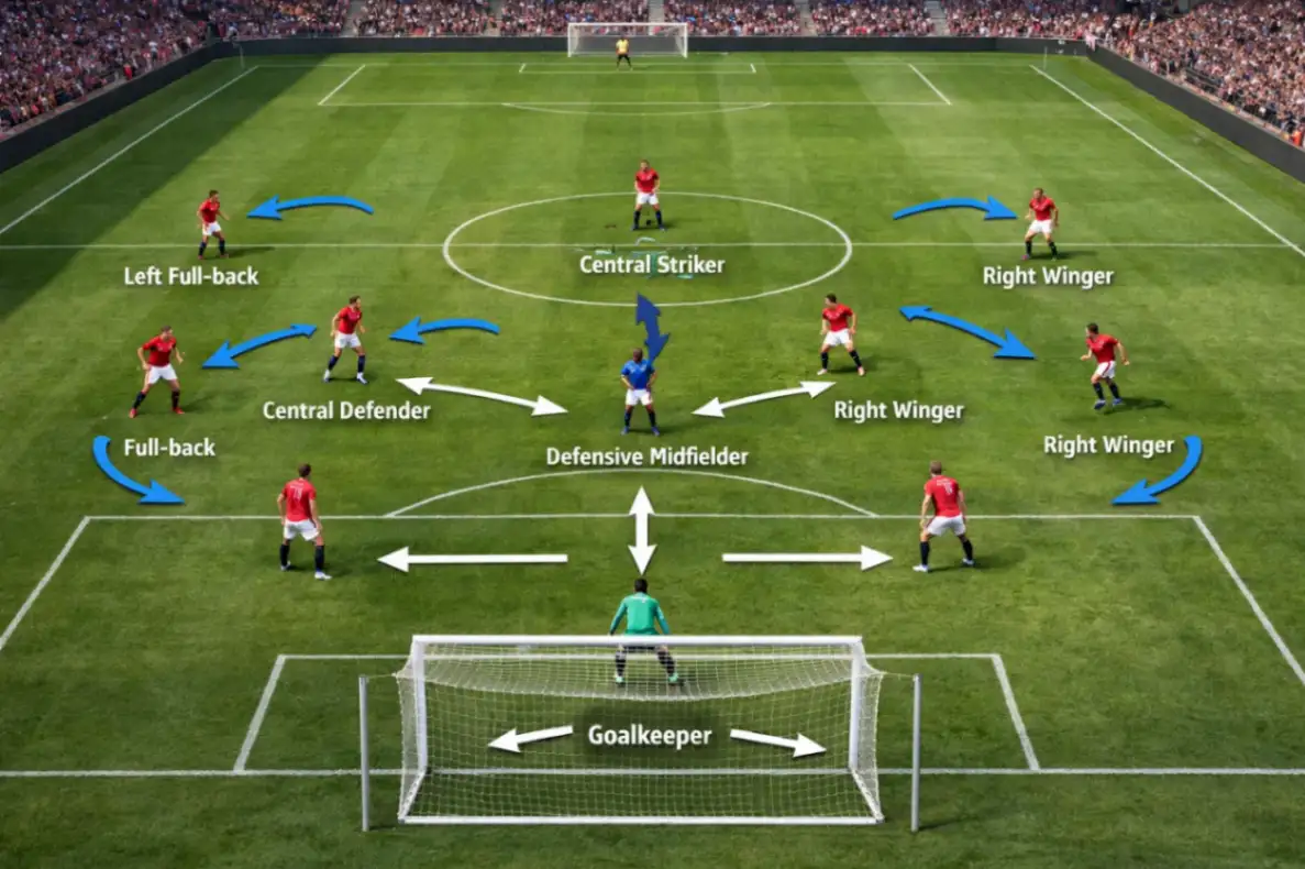 Как обороняться в 4-3-3: прессинг и компактность
