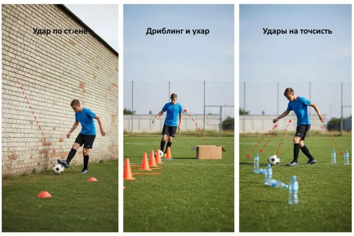 Как правильно бить по мячу: опорная нога, корпус, проводка