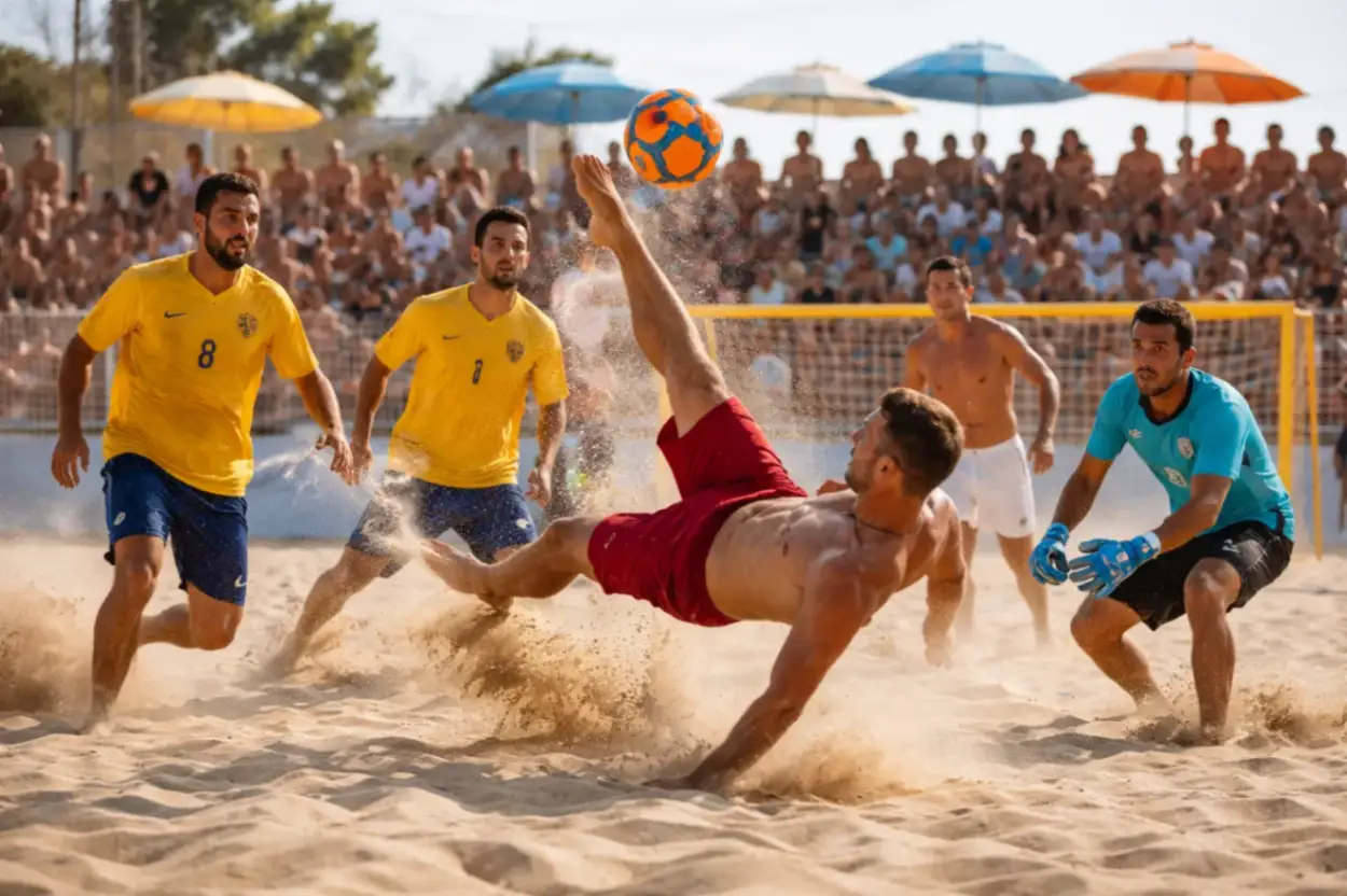 Пляжный футбол чем отличается от классического