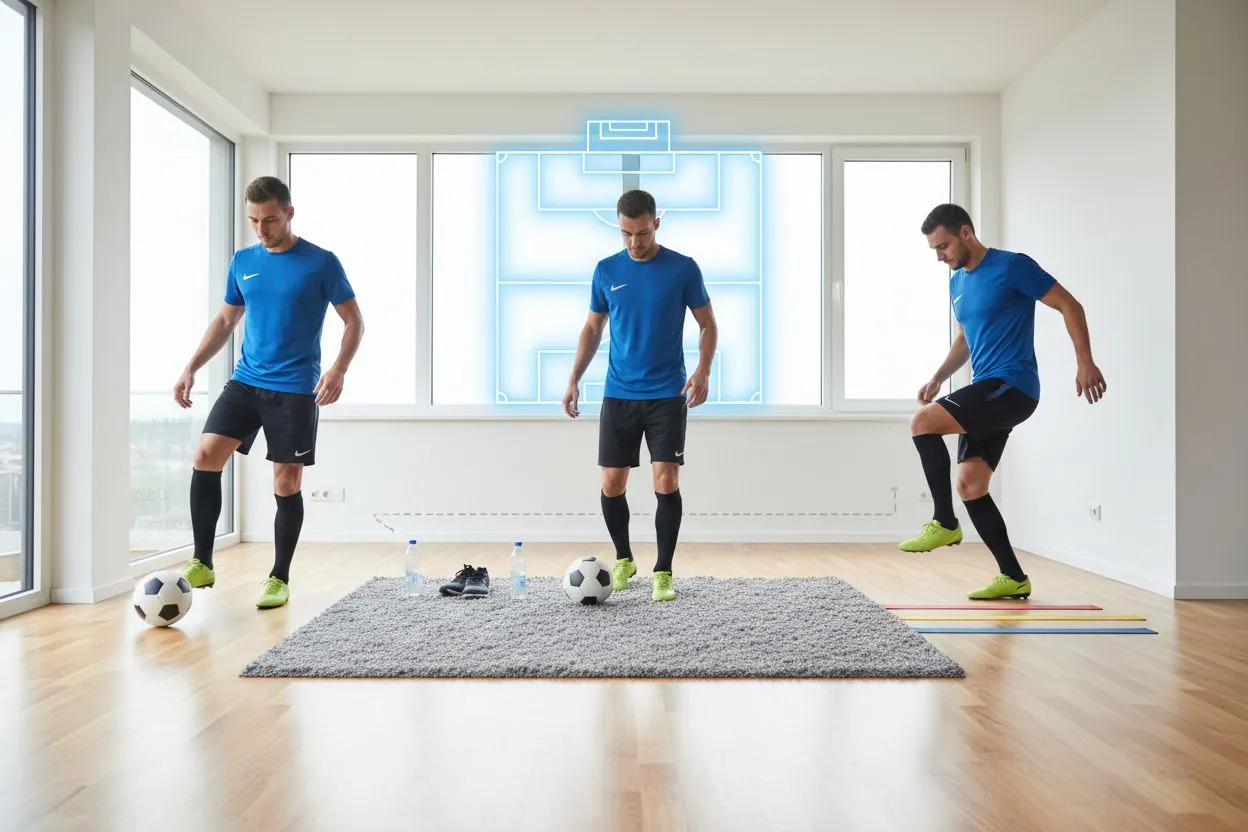 Техника паса и приёма мяча в квартире