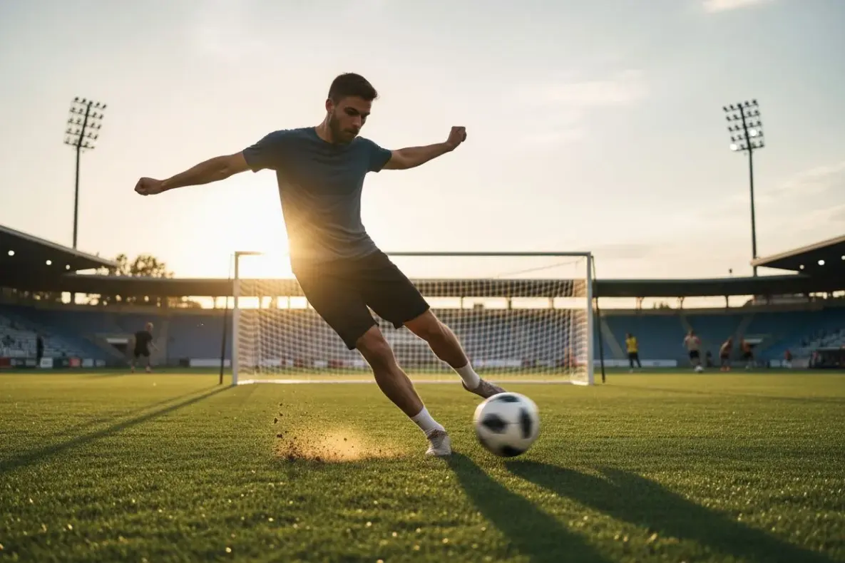 Как правильно бить по мячу в футболе новичку