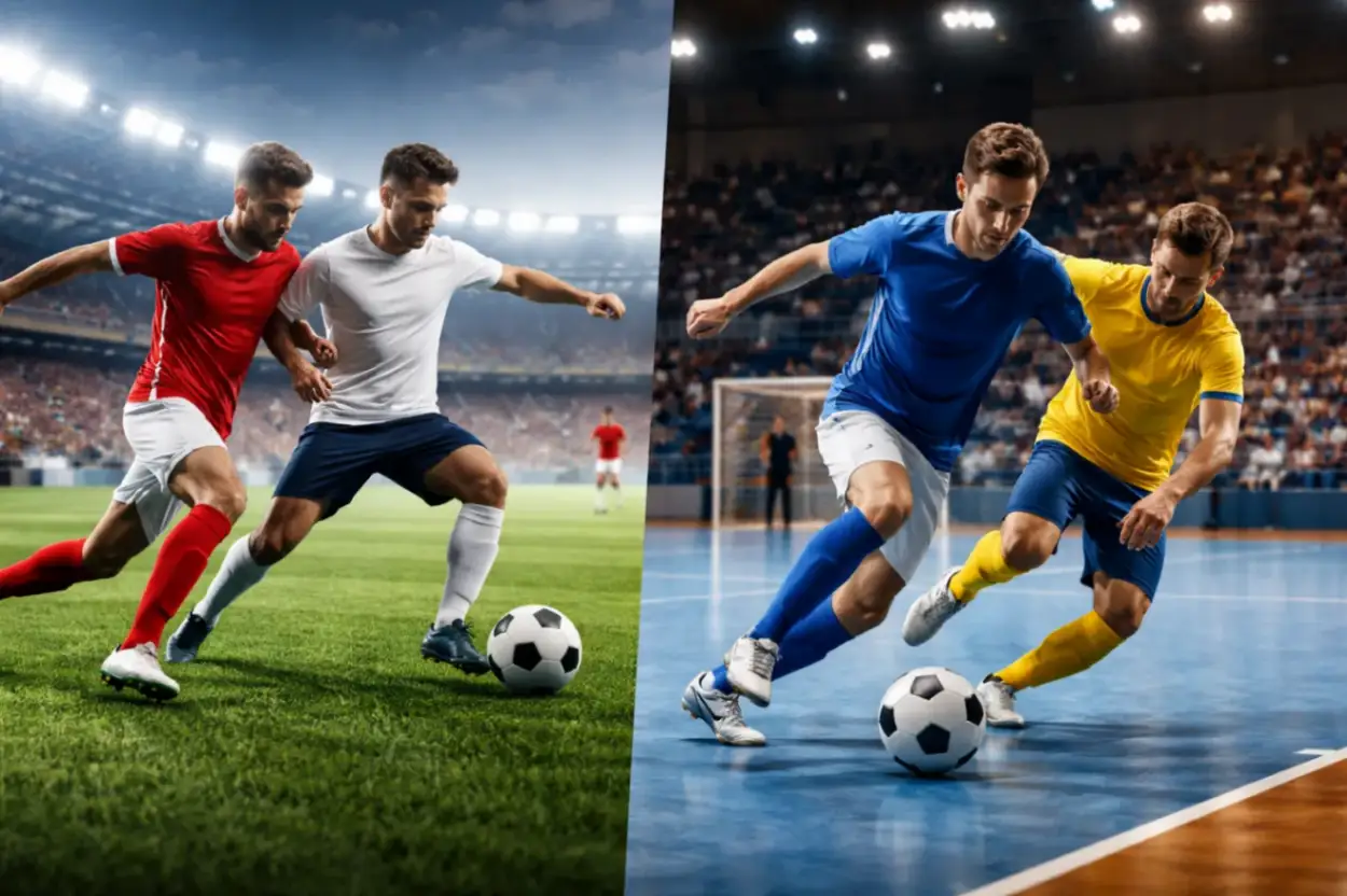 Большой футбол и мини-футбол: правила, поле и темп игры