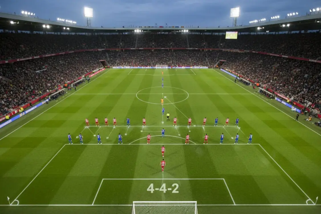 Схема 4-4-2: как работает и кому подходит в футболе