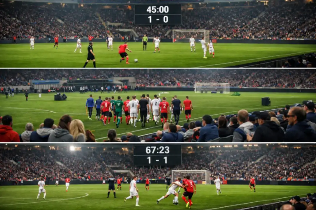 Как проходит футбольный матч и сколько он длится