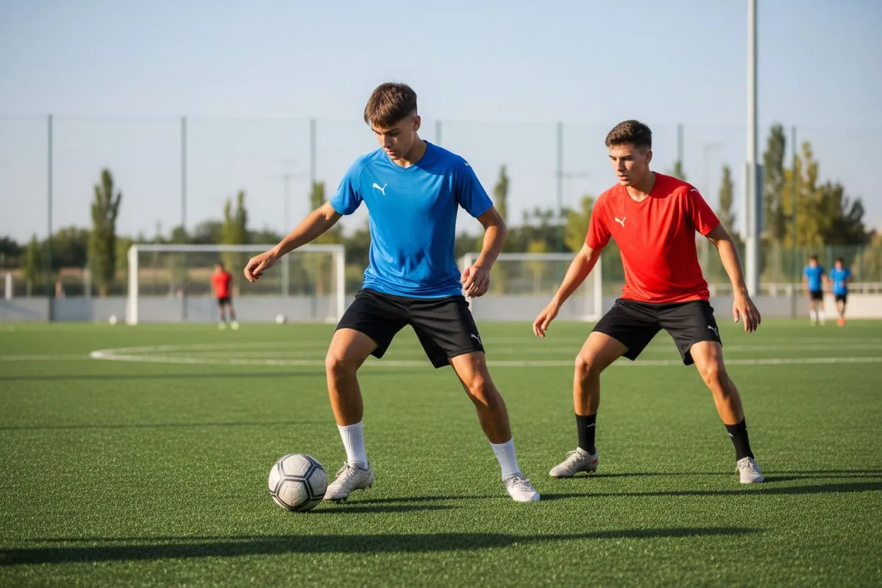 Дриблинг в футболе для начинающих: основы 1 в 1