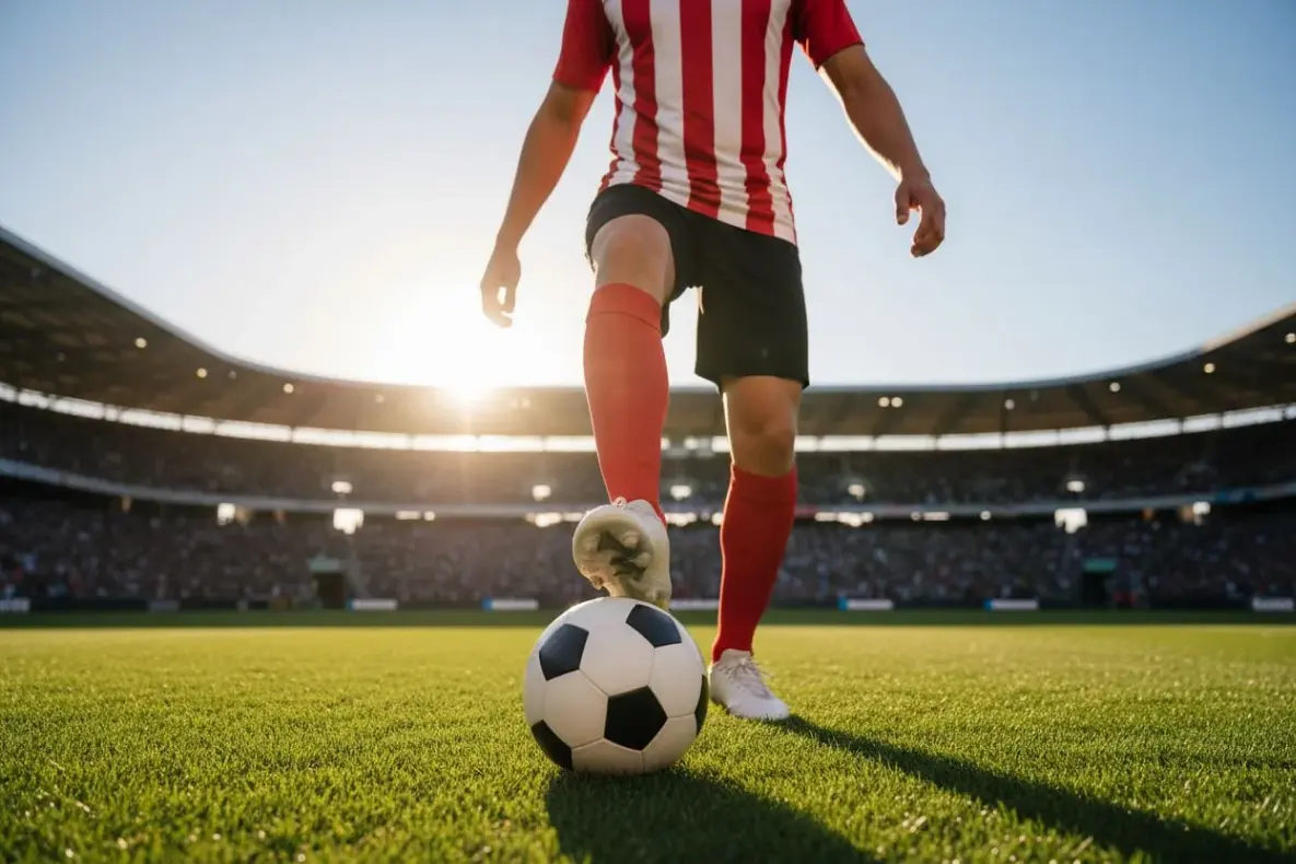 Приём мяча подошвой в футболе: техника новичку